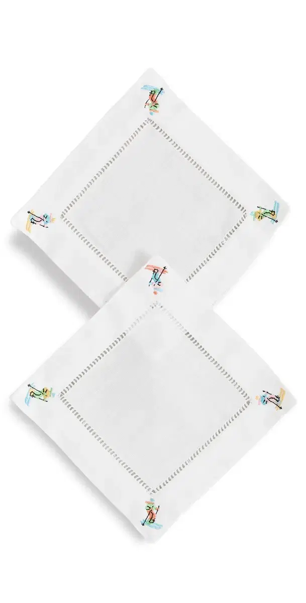 Abbode Skier Napkins