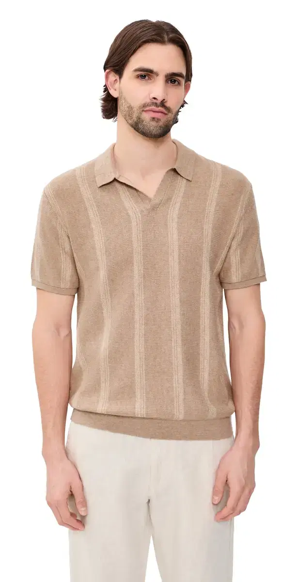Liam weater Polo Driftwood tripe