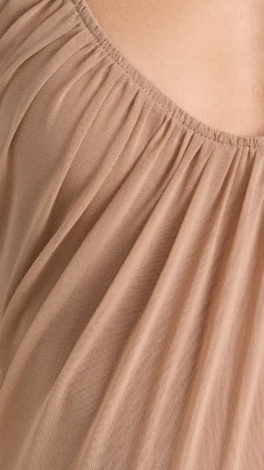 L'Agence Gelina Ruched Thong Bodysuit Dark Cappuccino S | Thumbnail 6