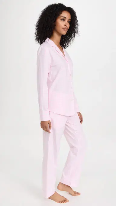 Petite Plume Pink Gingham Pajama Set Pink | Thumbnail 4 Petite Plume Pink Gingham Pajama Set Pink | Thumbnail 4