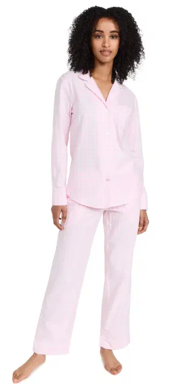 Petite Plume Pink Gingham Pajama Set Pink | Thumbnail 1 Petite Plume Pink Gingham Pajama Set Pink | Thumbnail 1