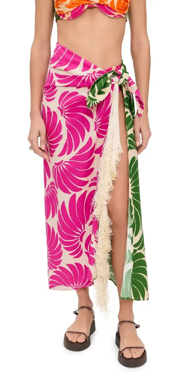 Banana Wings Midi Skirt Banana Wings Pink