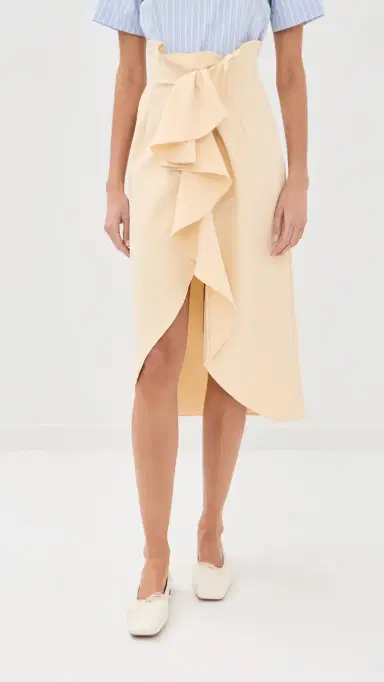 Kika Vargas Payal Skirt Butter 0 | Thumbnail 2 Kika Vargas Payal Skirt Butter 0 | Thumbnail 2