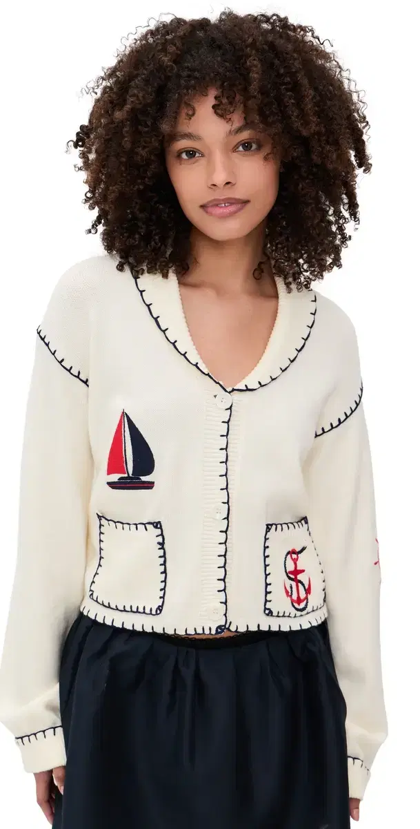 Nautical Cardigan Cream