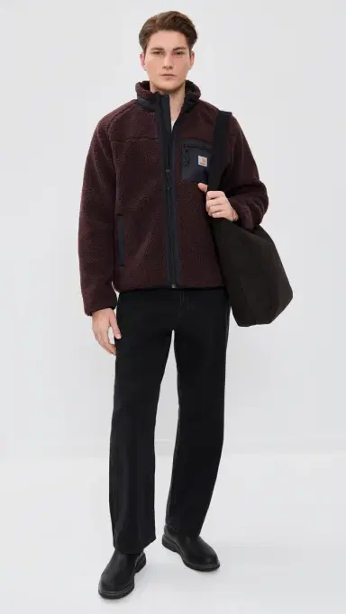 Carhartt WIP Prentis Liner Jacket Palisander/Black | Thumbnail 5