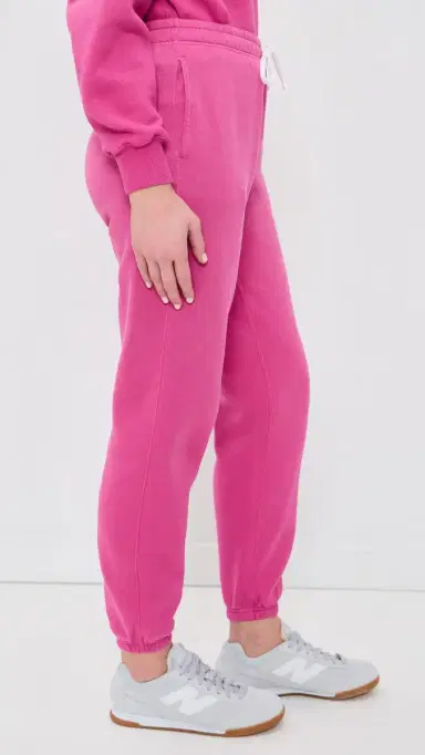 Polo Ralph Lauren Arctic Fleece Knit Ankle Jogger Pants Accent Pink XS | Thumbnail 4 Polo Ralph Lauren Arctic Fleece Knit Ankle Jogger Pants Accent Pink XS | Thumbnail 4