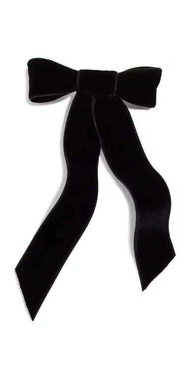 Jennifer Behr Velvet Bow Barrette | Thumbnail 1