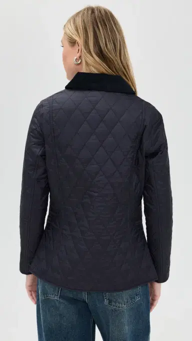 Barbour Annandale Quilt Barn Jacket Navy 2 | Thumbnail 3