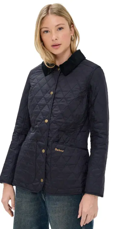 Barbour Annandale Quilt Barn Jacket Navy 2 | Thumbnail 1