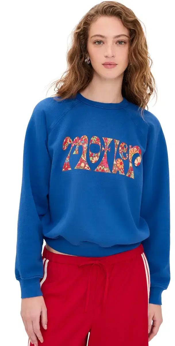 MOTHER The Concert Sweatshirt Petal Power