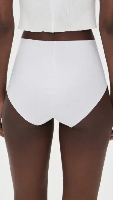 Commando Cotton High Rise Bikini Panties White M/L | Thumbnail 3