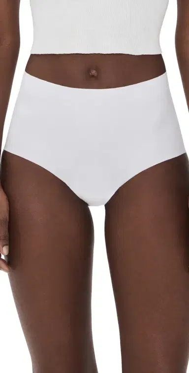 Commando Cotton High Rise Bikini Panties White M/L | Thumbnail 1