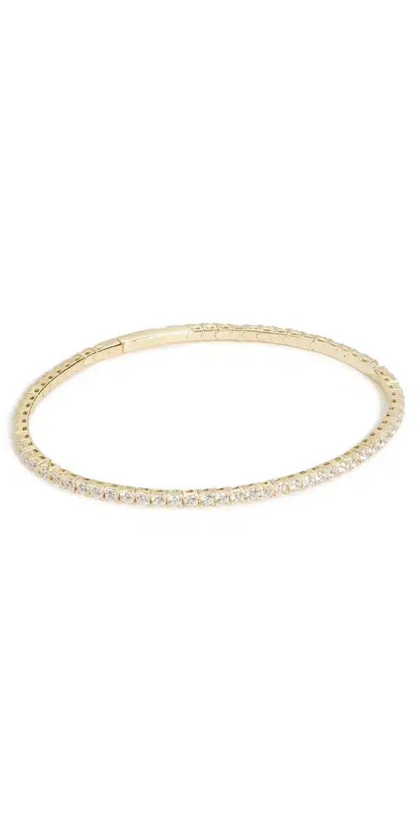 SHASHI Tennis Bangle Gold One Size