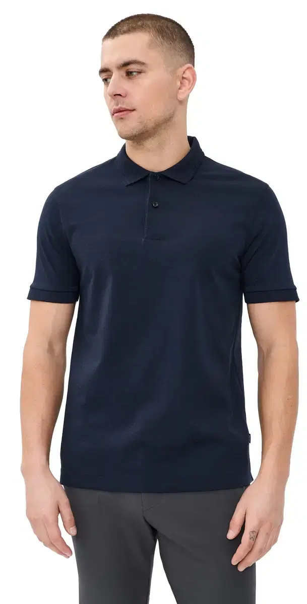 Parlay Short Sleeve Polo Dark Blue