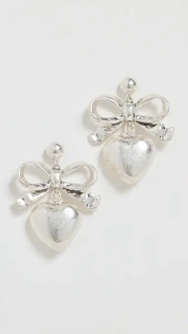 Clare V. Clare V. Heart Drop Earrings | Thumbnail 2