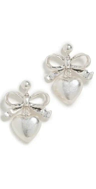 Clare V. Clare V. Heart Drop Earrings | Thumbnail 1
