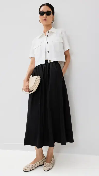 Jenni Kayne Lauren Skirt Black M | Thumbnail 5