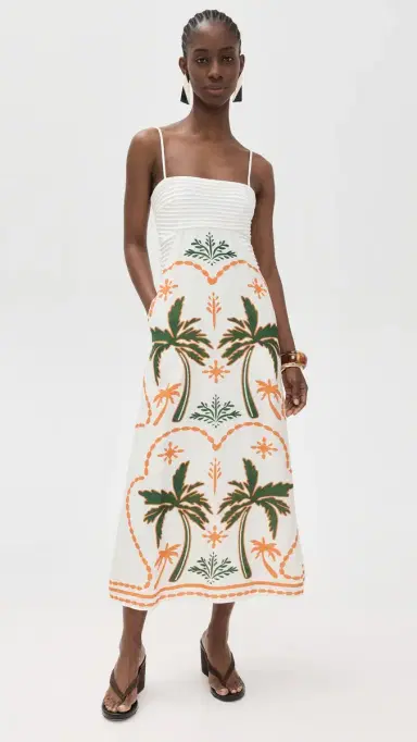 Seven Wonders Veronne Midi Dress Cabanna Sand | Thumbnail 2