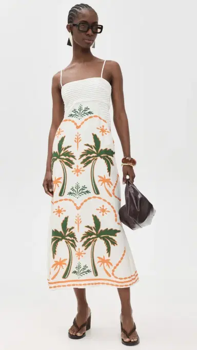 Seven Wonders Veronne Midi Dress Cabanna Sand | Thumbnail 5
