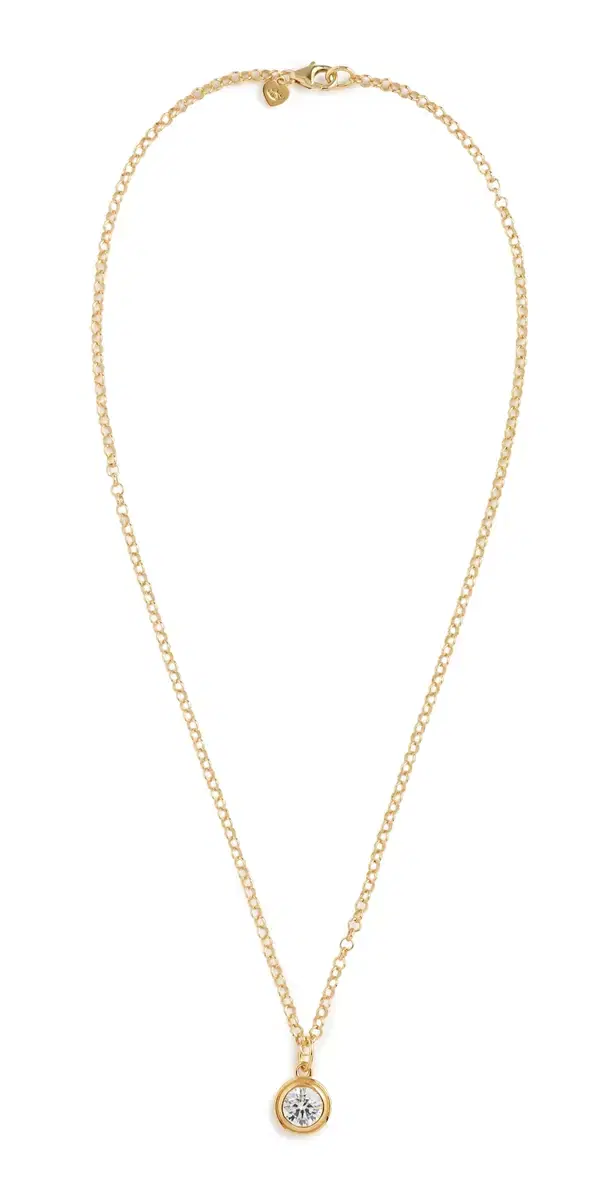 HART Bezel Mini Belcher Chain Necklace Gold One Size