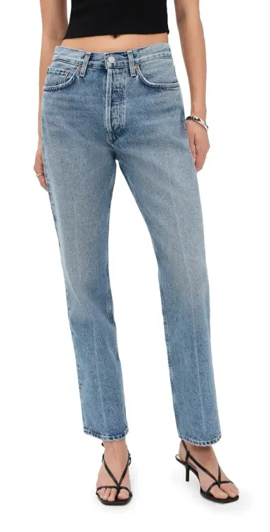 AGOLDE Lana High Rise Vintage Straight Jeans Brink | Thumbnail 1