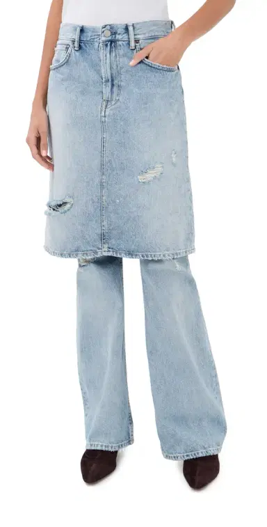 Acne Studios Denim Trousers Light Blue | Thumbnail 1 Acne Studios Denim Trousers Light Blue | Thumbnail 1