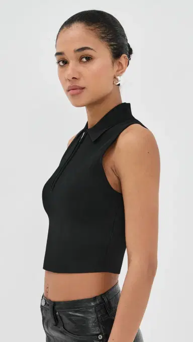 SIMKHAI Tatum Sleeveless Top Black | Thumbnail 4 SIMKHAI Tatum Sleeveless Top Black | Thumbnail 4