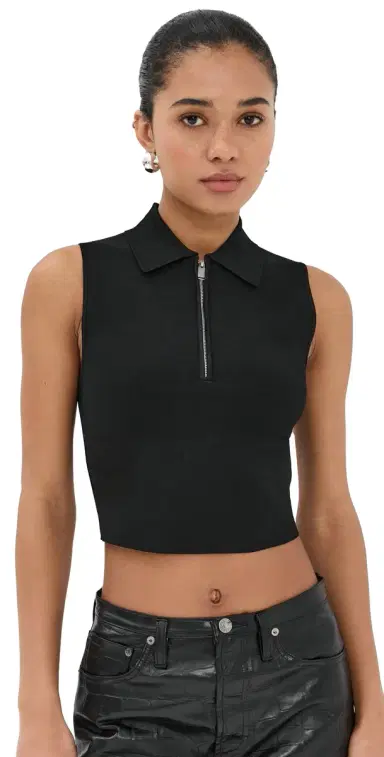 SIMKHAI Tatum Sleeveless Top Black | Thumbnail 1 SIMKHAI Tatum Sleeveless Top Black | Thumbnail 1