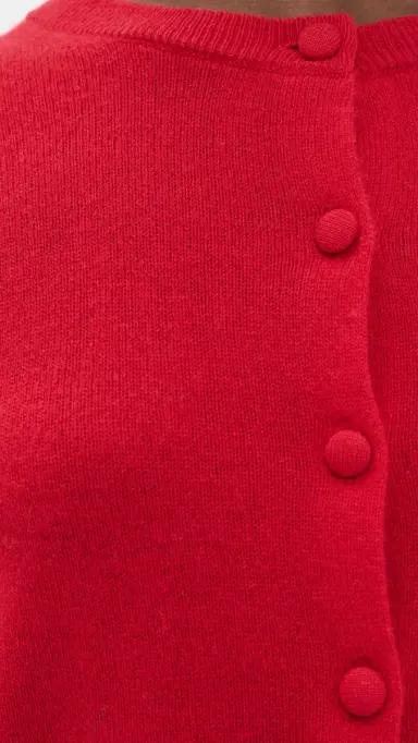 Velvet Nolie Cashmere Cardigan Red | Thumbnail 6 Velvet Nolie Cashmere Cardigan Red | Thumbnail 6