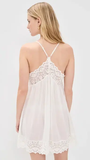 Free People Fiona Slip White | Thumbnail 4