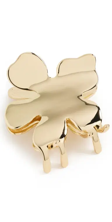 Lele Sadoughi Lily Claw Clip Gold One Size | Thumbnail 1