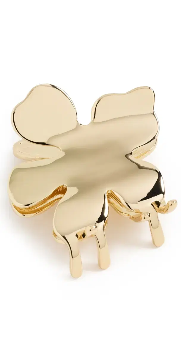 Lele Sadoughi Lily Claw Clip Gold One Size