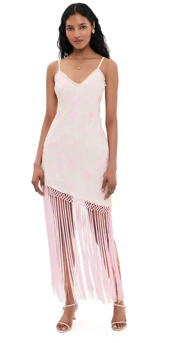LoveShackFancy Evalette Dress Sugar Petal
