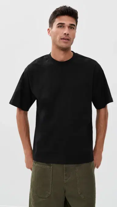 Stockholm Surfboard Club Back Logo Box Tee Black | Thumbnail 3