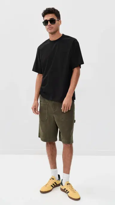 Stockholm Surfboard Club Back Logo Box Tee Black | Thumbnail 5