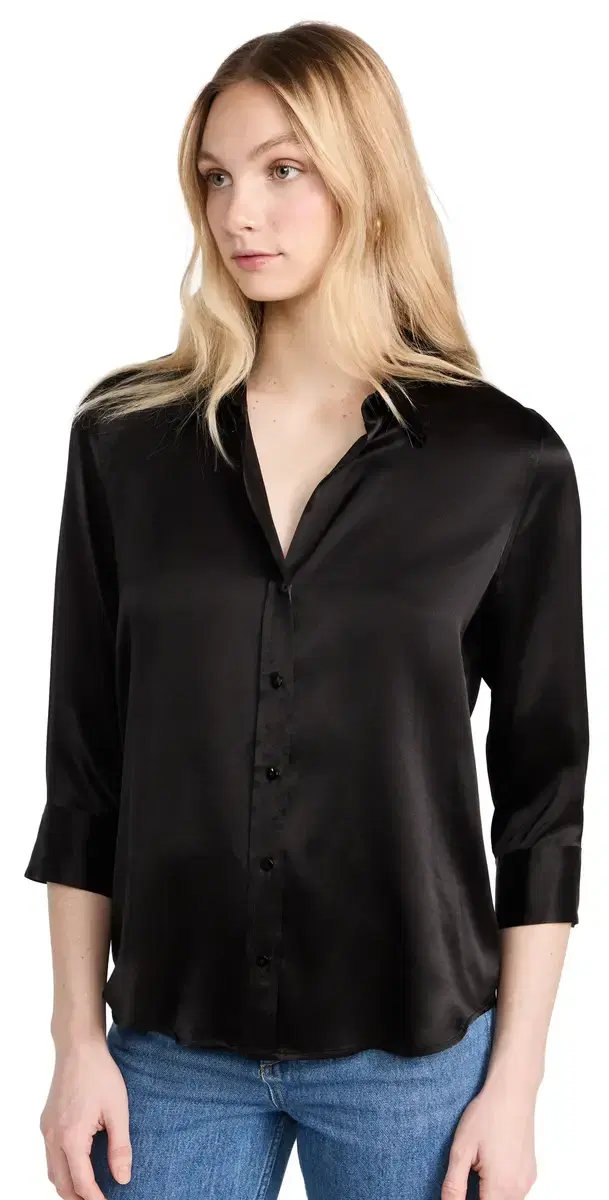 Dani 3/4 Sleeve Blouse Black