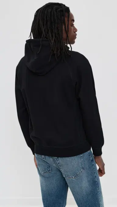 REIGNING CHAMP Mid-Weight Terry Standard Zip Hoodie Black M | Thumbnail 3