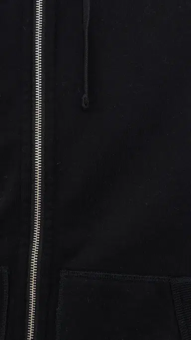 REIGNING CHAMP Mid-Weight Terry Standard Zip Hoodie Black M | Thumbnail 6