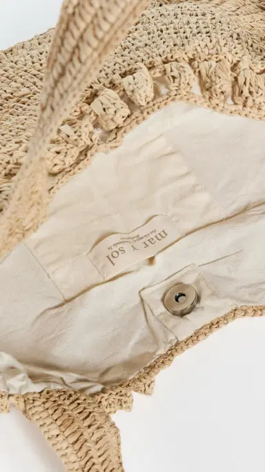 MAR Y SOL Bonnie Satchel Natural | Thumbnail 6