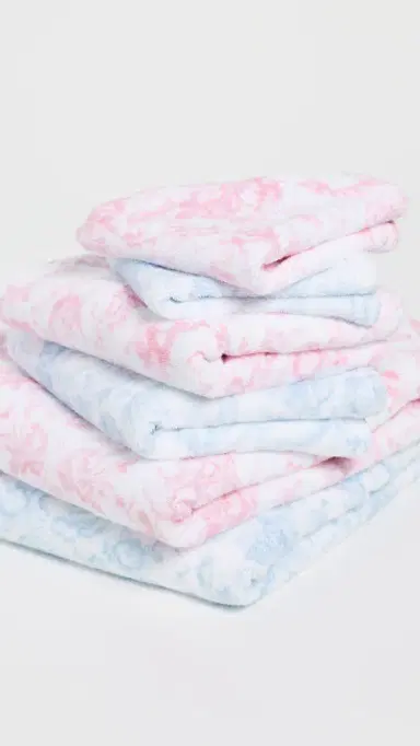 LoveShackFancy Wash Cloth Cupids Pink One Size | Thumbnail 4