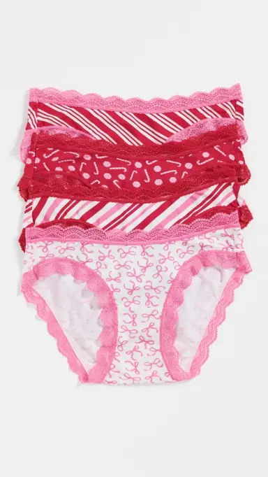 Stripe & Stare Original Knickers 4 Pack Candy Cane Wishes | Thumbnail 2