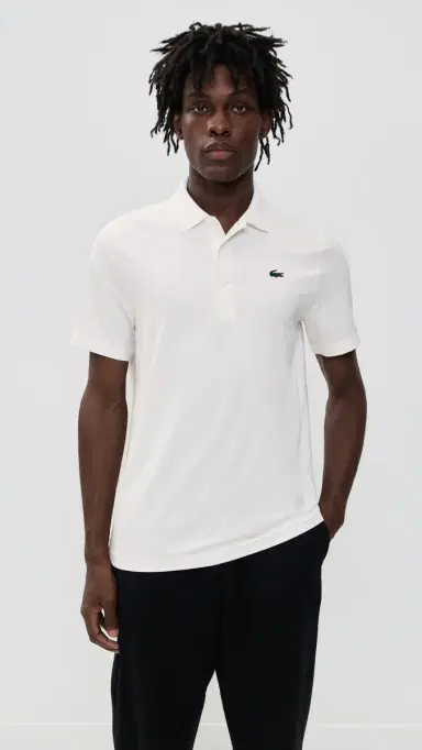 Lacoste Regular Fit UV Protect Golf Polo Shirt White | Thumbnail 2 Lacoste Regular Fit UV Protect Golf Polo Shirt White | Thumbnail 2
