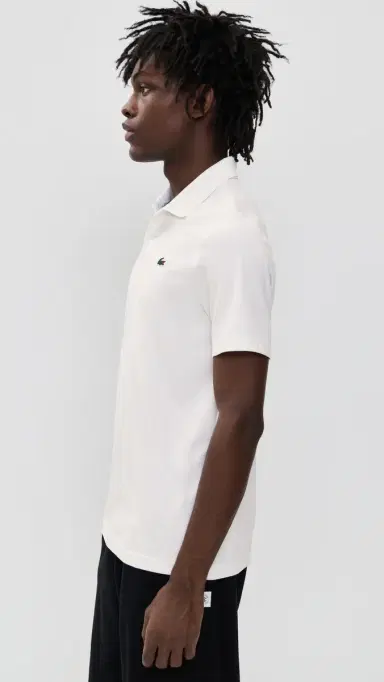 Lacoste Regular Fit UV Protect Golf Polo Shirt White | Thumbnail 4 Lacoste Regular Fit UV Protect Golf Polo Shirt White | Thumbnail 4