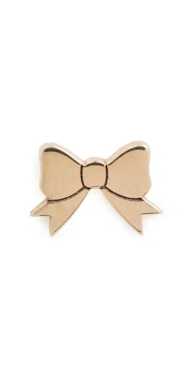 Zoë Chicco 14k Gold Itty Bitty Bow Single Stud Earring 14k Yellow Gold One Size | Thumbnail 1