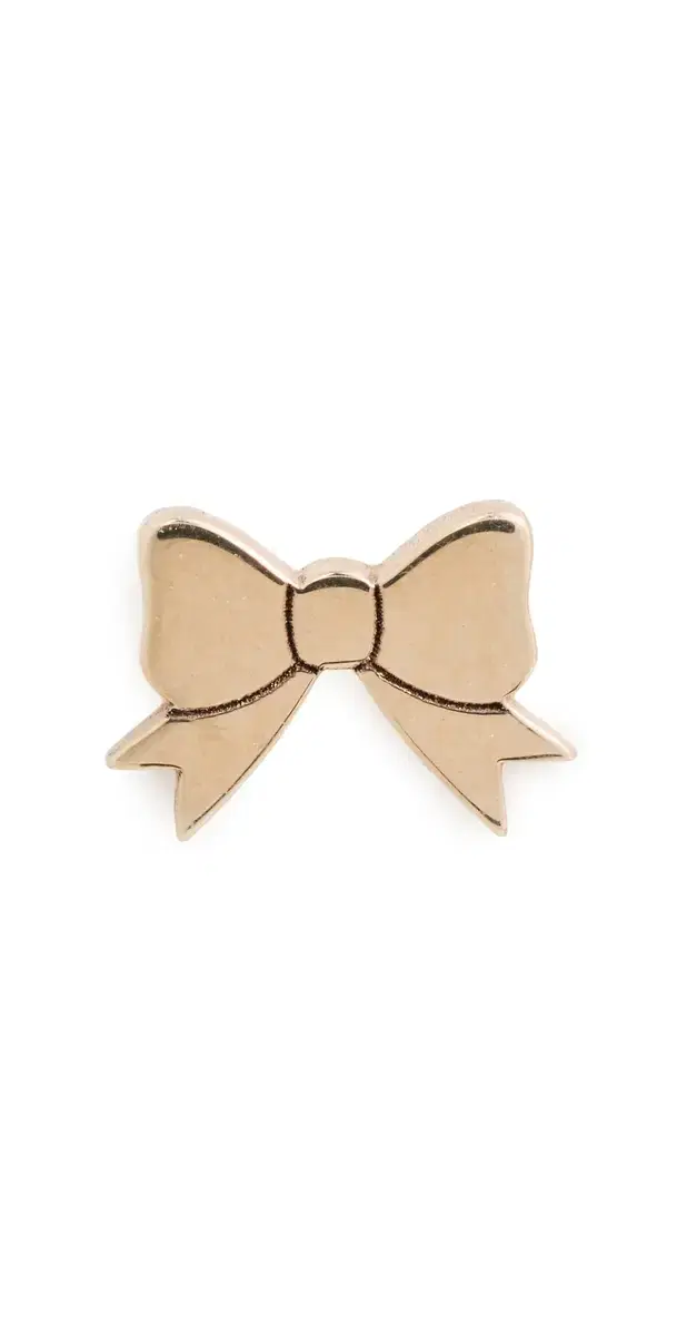 Zoe Chicco 14k Gold Itty Bitty Bow Single Stud Earring 14k Yellow Gold One Size