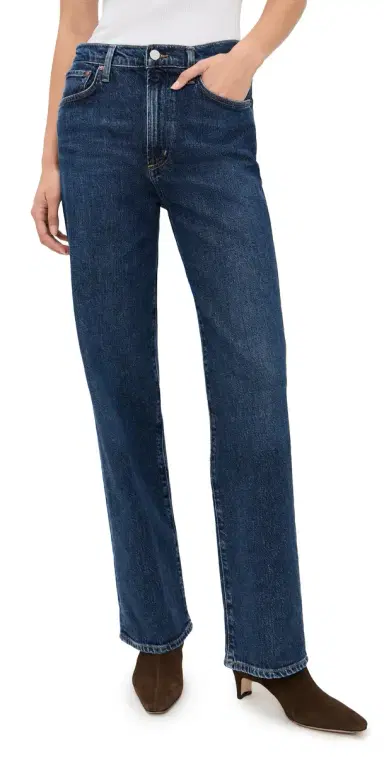 AGOLDE Harper Jeans Mid Rise Relaxed Straight Jeans | Thumbnail 1 AGOLDE Harper Jeans Mid Rise Relaxed Straight Jeans | Thumbnail 1