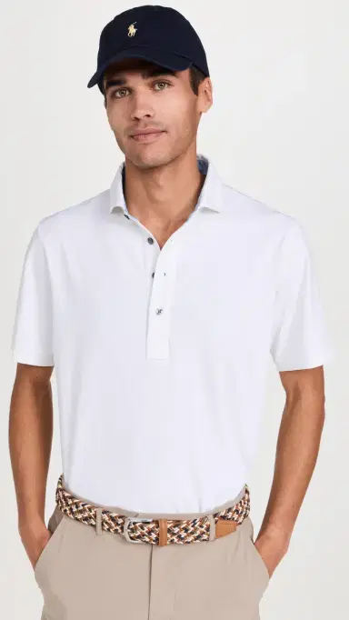 Greyson Tala Lightweight Airflow Jersey Polo Arctic | Thumbnail 2