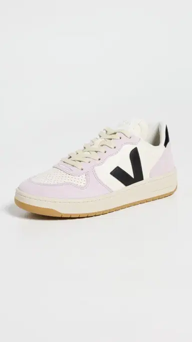 Veja V-10 Prime Sneakers Pure Black Parme | Thumbnail 2