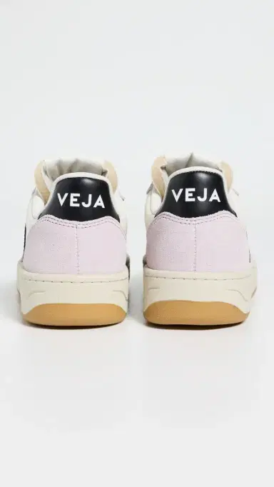 Veja V-10 Prime Sneakers Pure Black Parme | Thumbnail 4