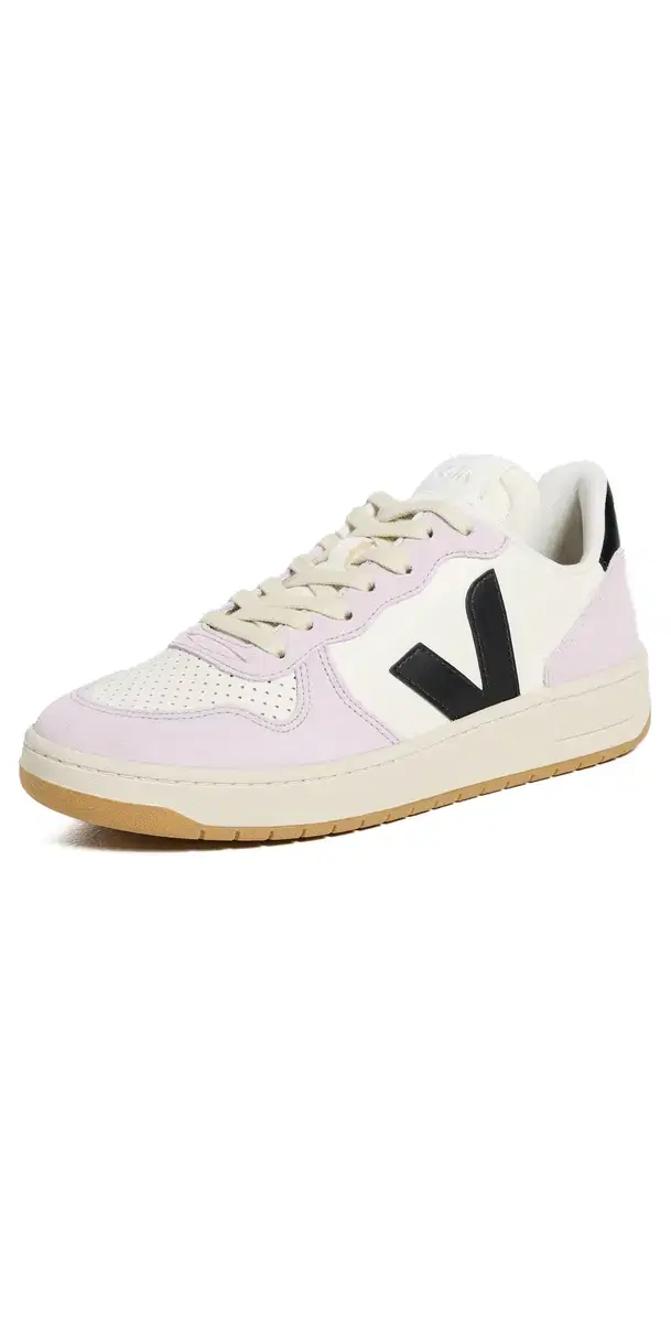 Veja V-10 Prime Sneakers Pure Black Parme